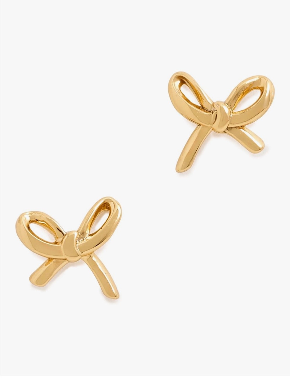 Kate Spade New York Mini Bow Gold Tone Stud Earrings
